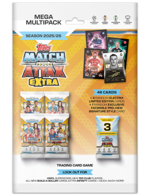 МЕГА МУЛТИ ПАКЕТ /MATCH ATTAX EXTRA 2025/2026